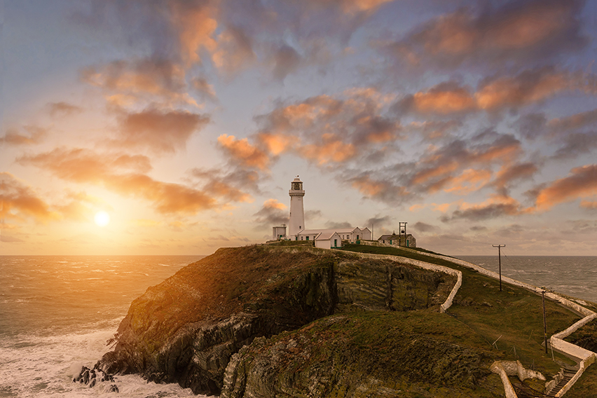 South Stack Lighthouse Sunset